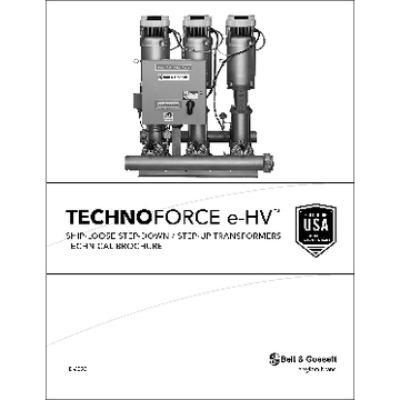 TechnoForce E-HV: Ship-Loose Step-Down / Step-Up Transformers Technica ...