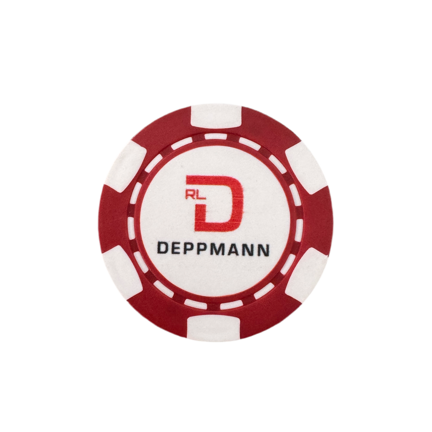RLD Stacked Logo Golf Poker Chip Ball Marker