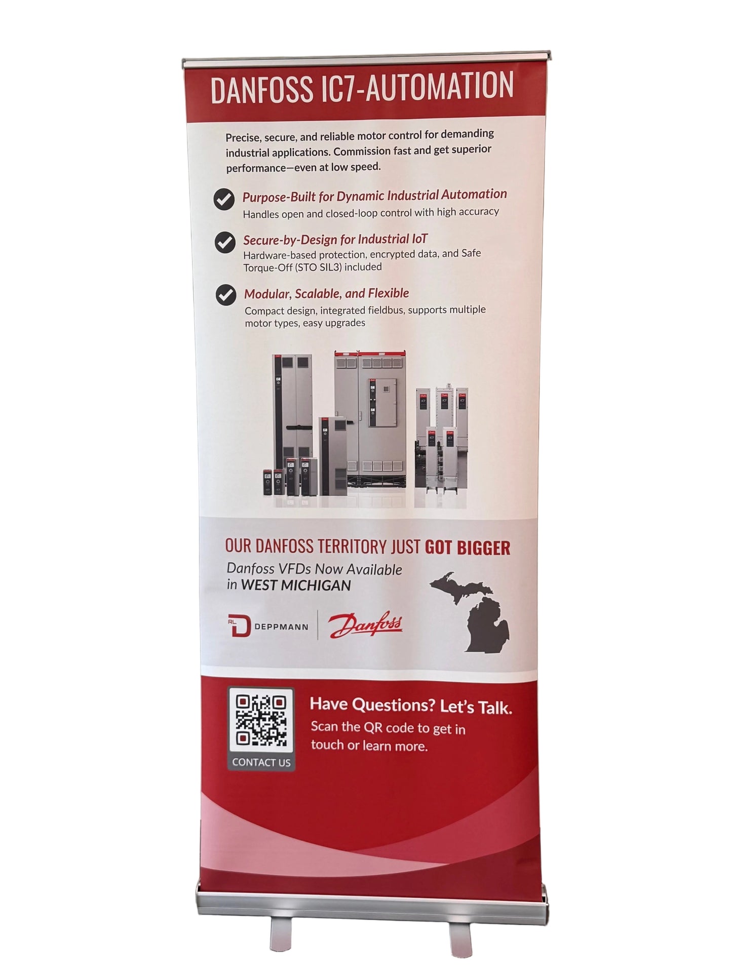 Danfoss IC7-Automation West MI Retractable Banner - Rental