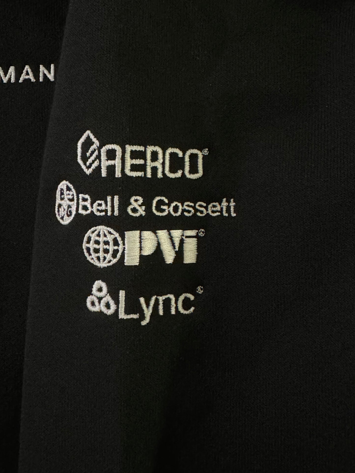 Carhartt Black Hooded Sweatshirt - RLD, AERCO, B&G, PVI, and Lync Branded