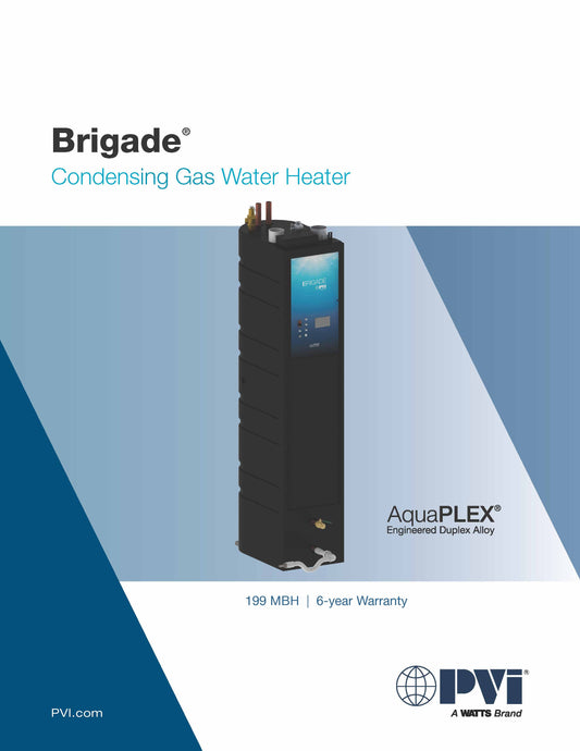 Brigade: Condensing Gas Water Heater