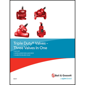 Triple Duty Valves - Three Valves In One