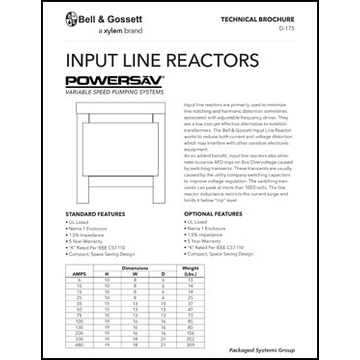 Input Line Reactors