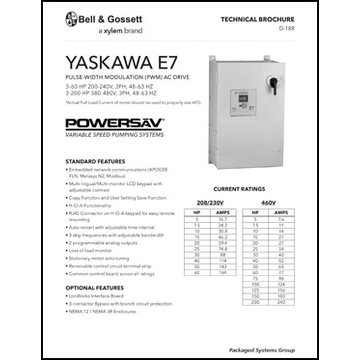 Yaskawa E7: Pulse Width Modulation (PWM) AC Drive