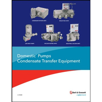 Domestic Pumps Condensate Transfer Equipment