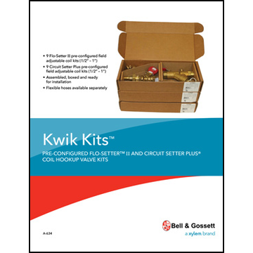 Kwik Kits: Pre-Configured Flo-Setter II and Circuit Setter Plus Coil Hookup Valve Kits