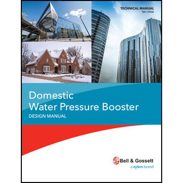 Domestic Water Pressure Booster: Design Manual