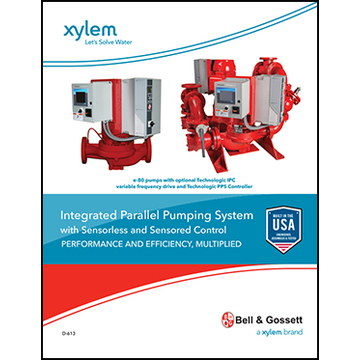 Integrated Parallel Pumping System with Sensorless and Sensored Control: Performance and Efficiency, Multiplied