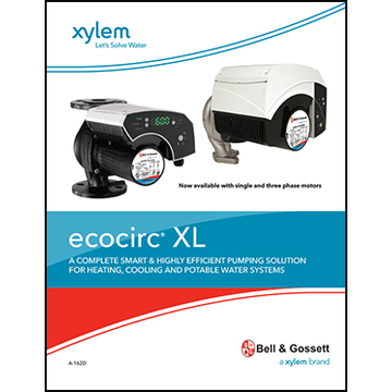 ecocirc XL: A Complete Smart & Highly Efficient Pumping Solution for Heating, Cooling and Potable Water Systems