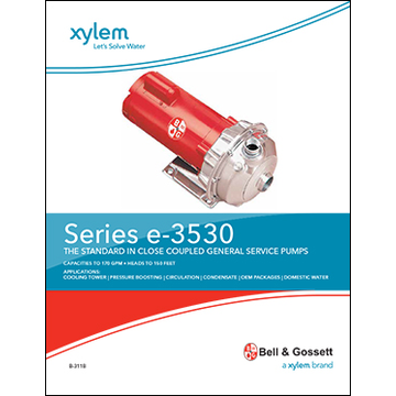 Series e-3530: The Standard in Close Coupled General Service Pumps