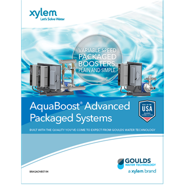 AquaBoost Advanced Packaged Systems: Built with the Quality You've Come to Expect from Goulds Water Technology