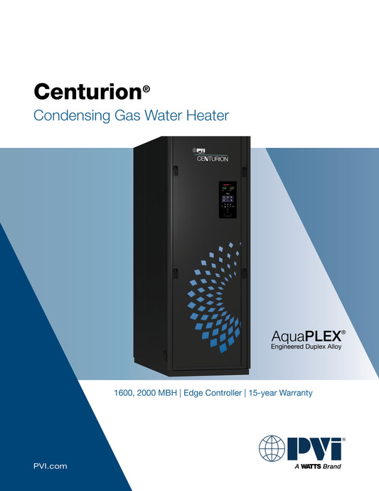 Centurion: Condensing Gas Water Heater