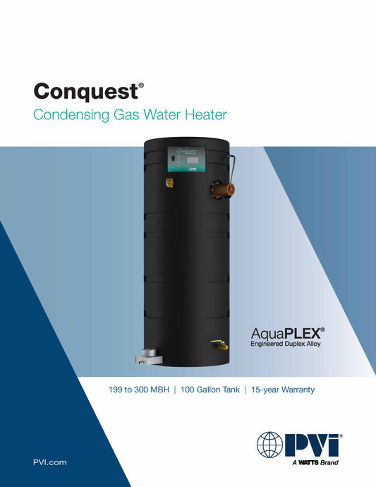 Conquest: Condensing Gas Water Heater