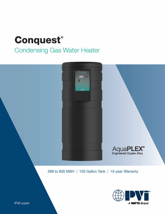 Conquest 130: Condensing Gas Water Heater