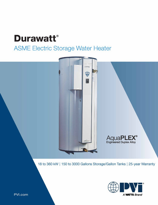 Durawatt: ASME Electric Storage Water Heater