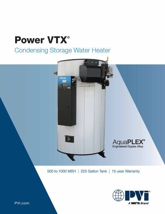 Power VTX: Condensing Storage Water Heater