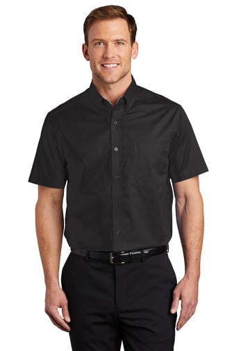 Inside Service Short Sleeve Button Up