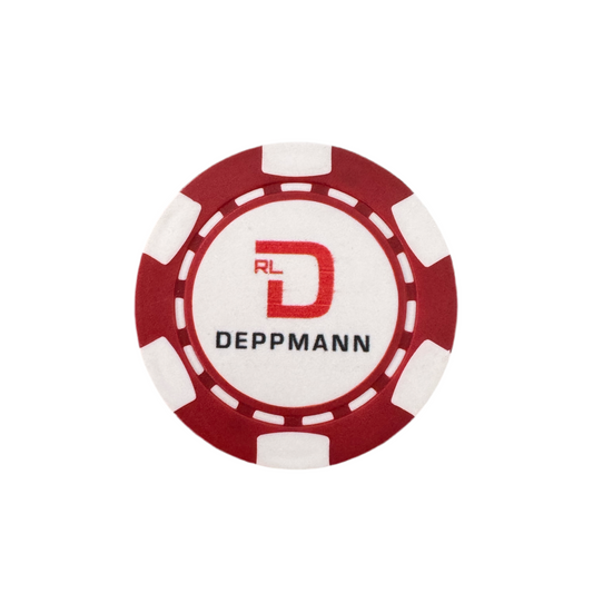 RLD Stacked Logo Golf Poker Chip Ball Marker