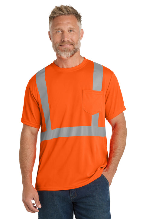 Hi-Vis Short Sleeve Shirts with Reflective Tape