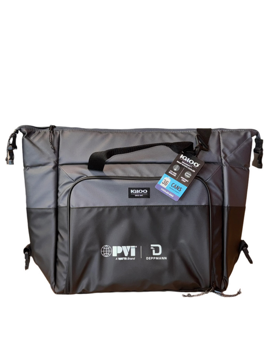 Igloo 36-Can Black/Grey Seadrift Snap Down Cooler - PVI x RLD