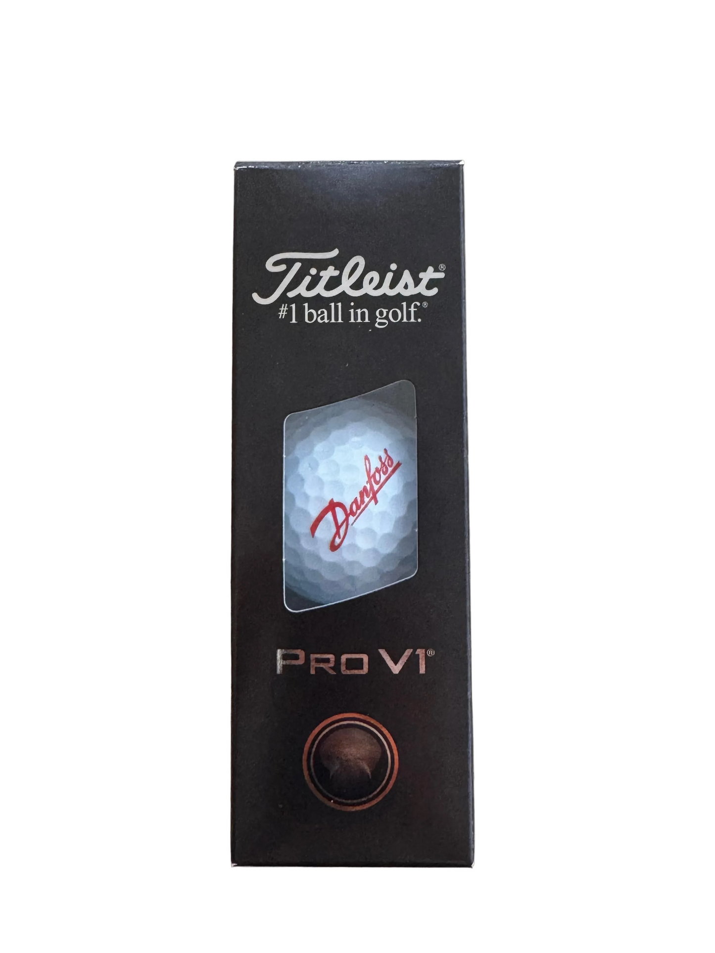 Titleist ProV1 Golf Balls - Sleeve of 3 Balls - Danfoss Brand
