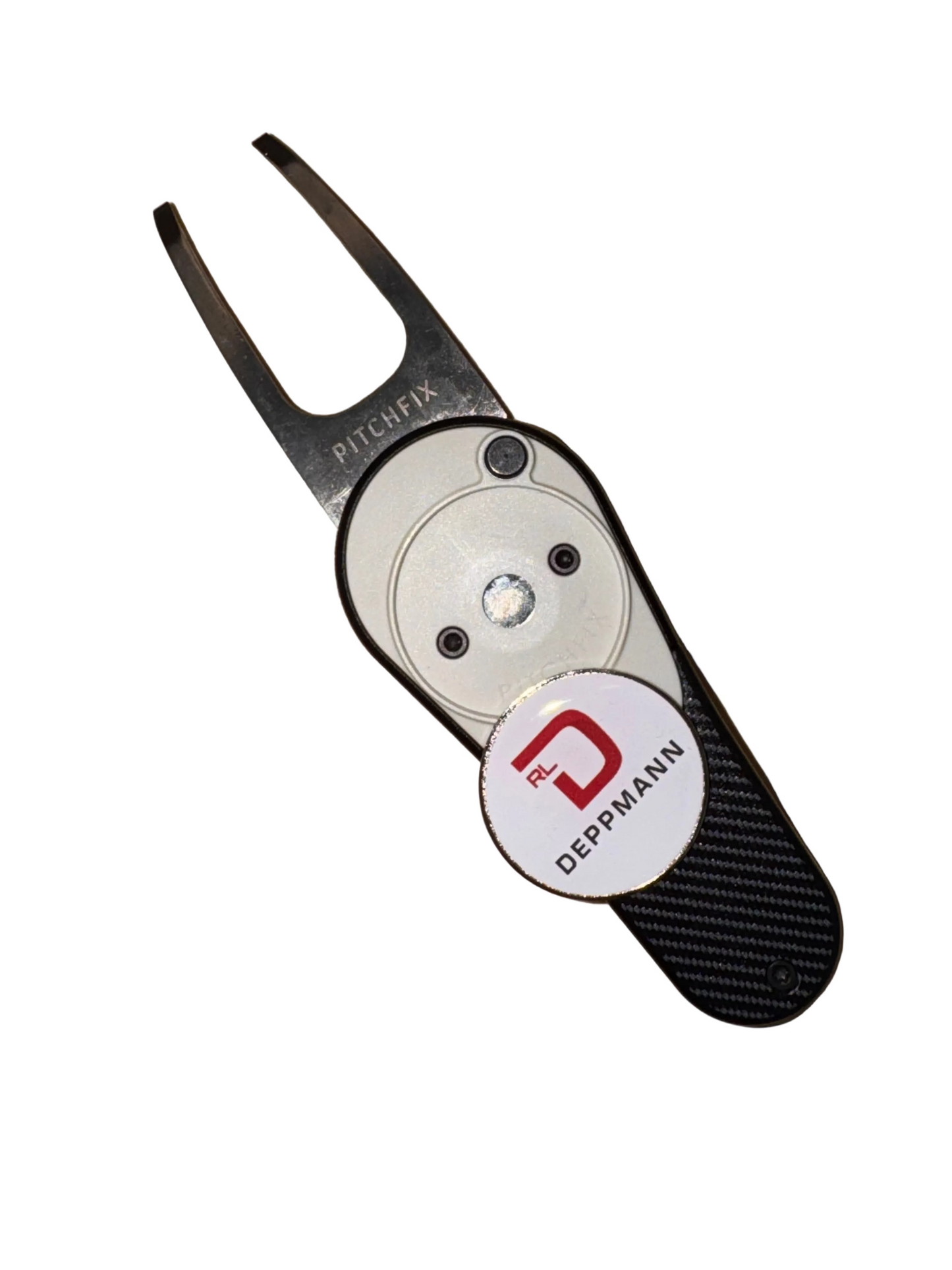 Pitchfix Retractable Divot Tool & Ball Marker - RLD Branded