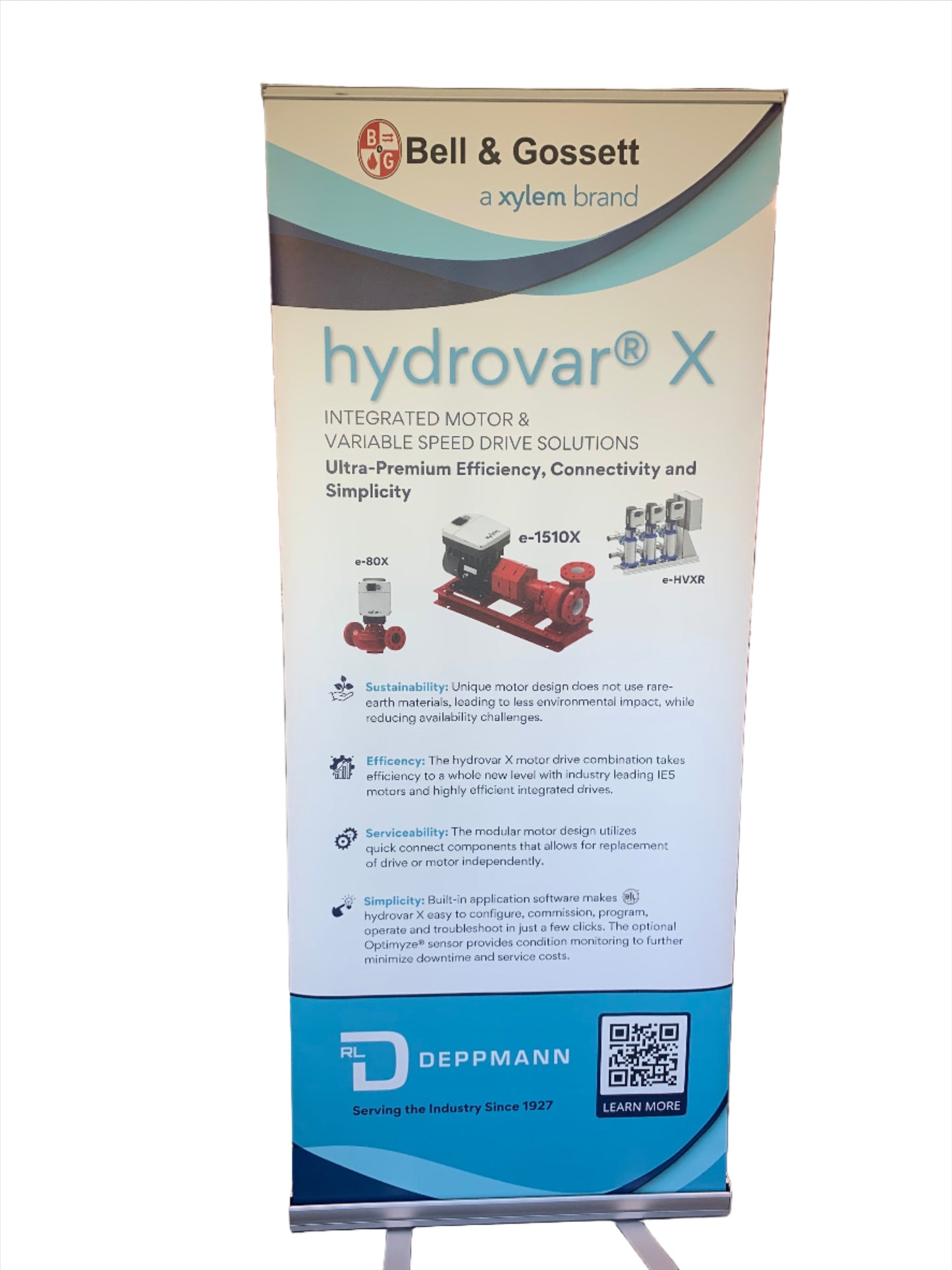 B&G Hydrovar X Retractable Banner - Rental