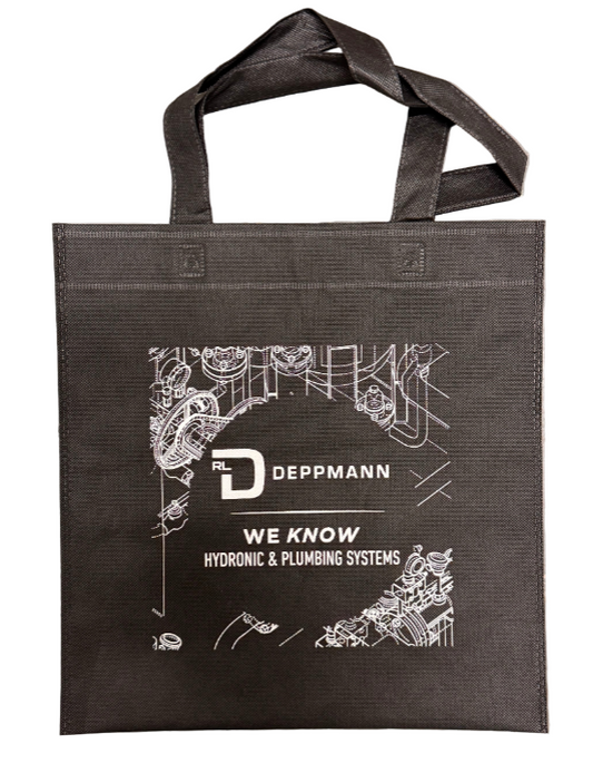 RLD Vertical Flat Tote — Black