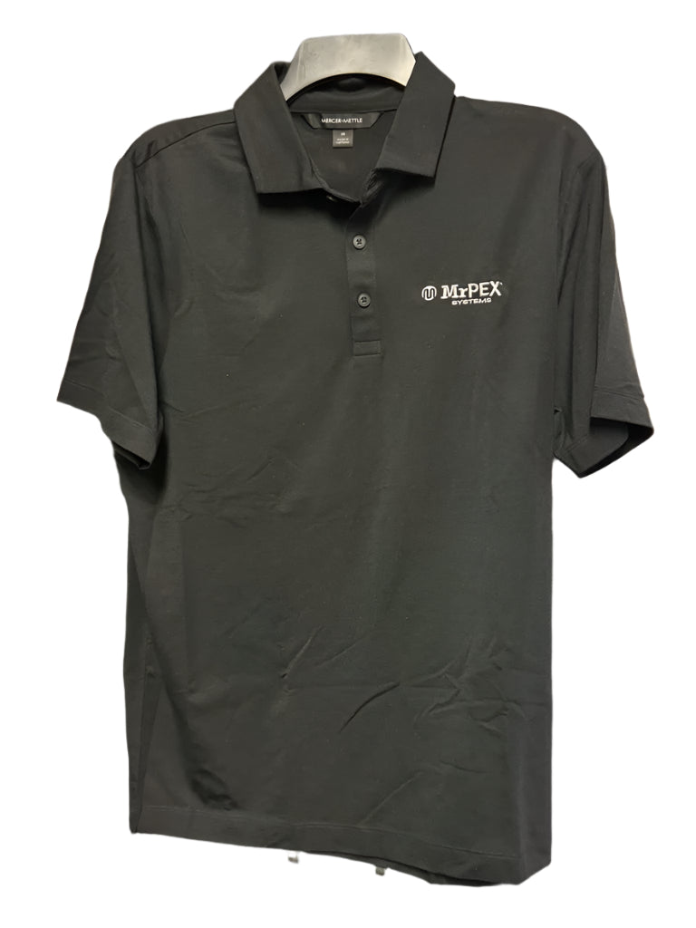 MrPEX Black Short Sleeve Polo