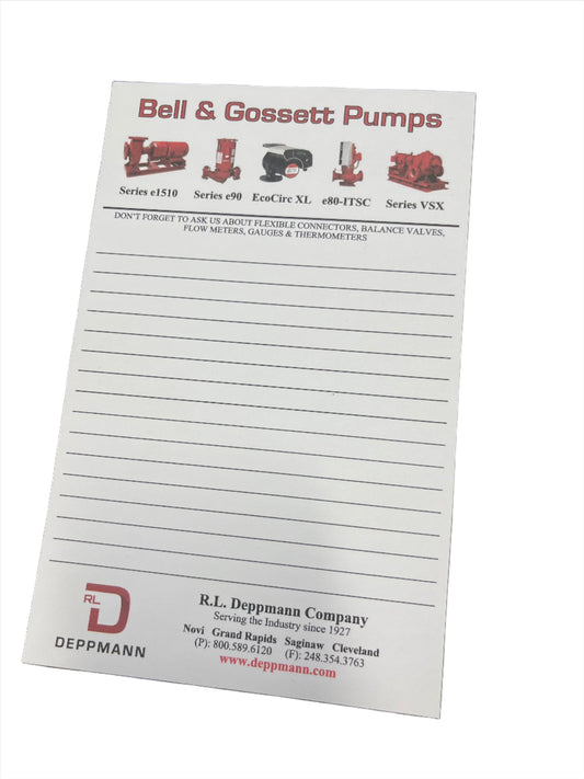 5" x 7" Deppmann and B&G Notepaper Pads