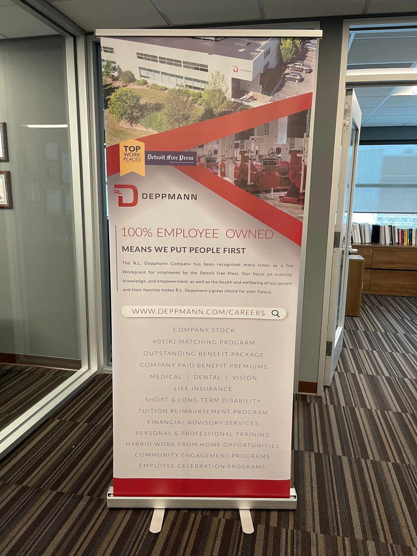 Careers at Deppmann Retractable Banner - Rental