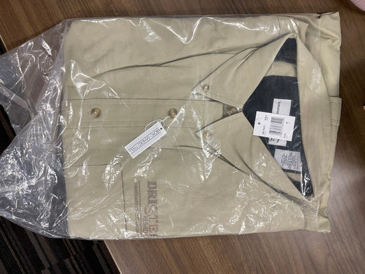 Dristeem Long Sleeve Khaki Dress Shirt - Men's