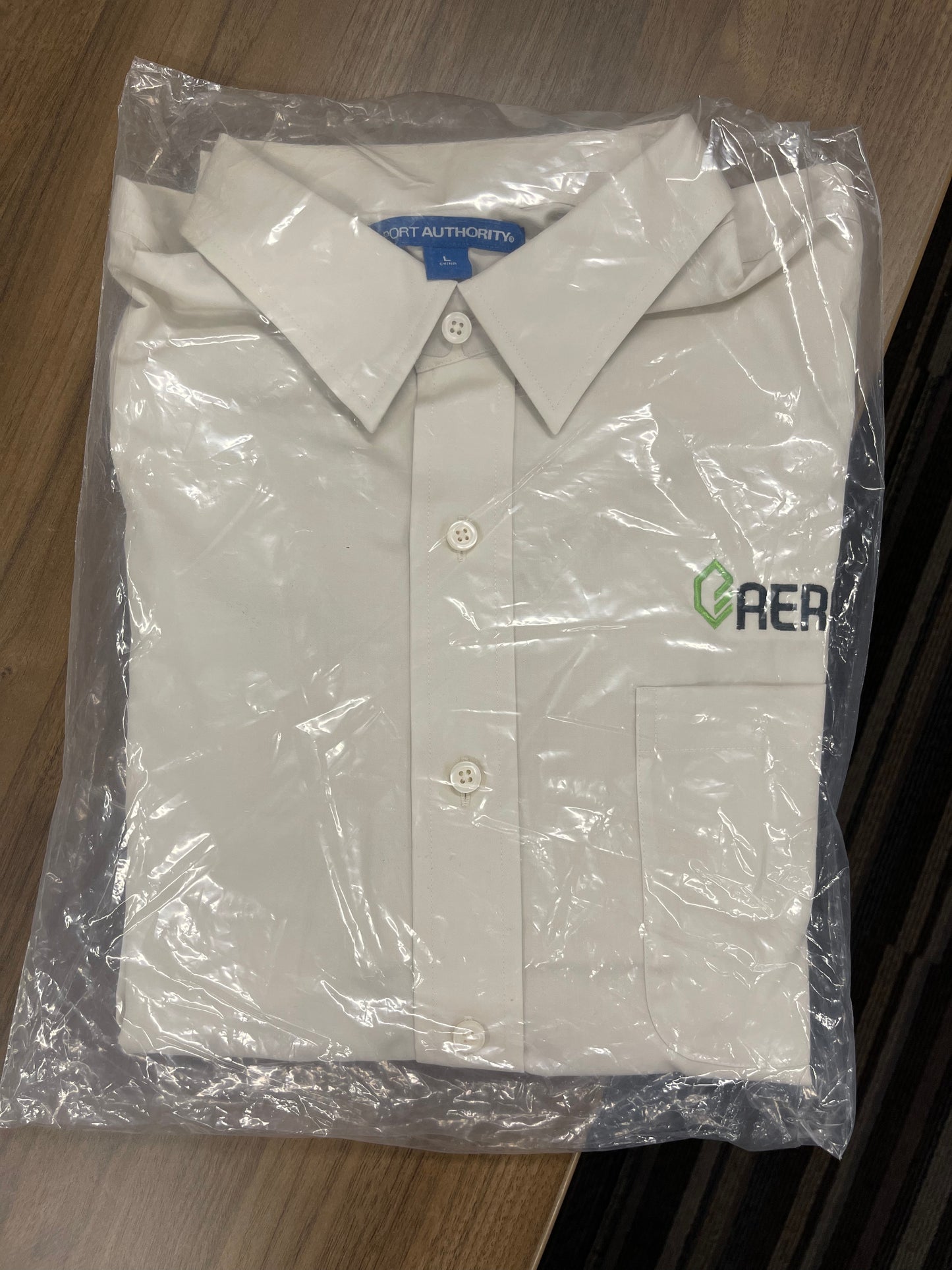 AERCO Long Sleeve Off-White Dress Shirt - Men's