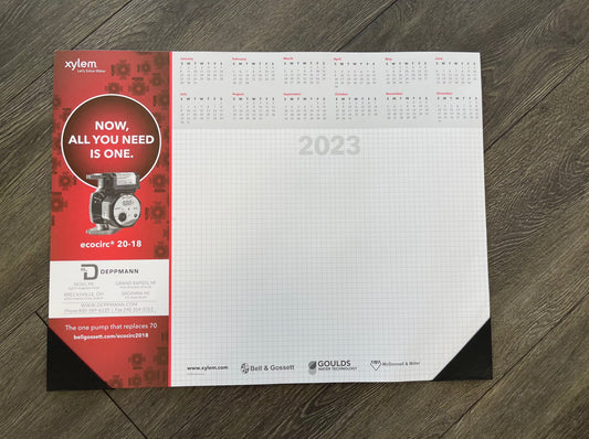 B&G Desk Calendar Pad