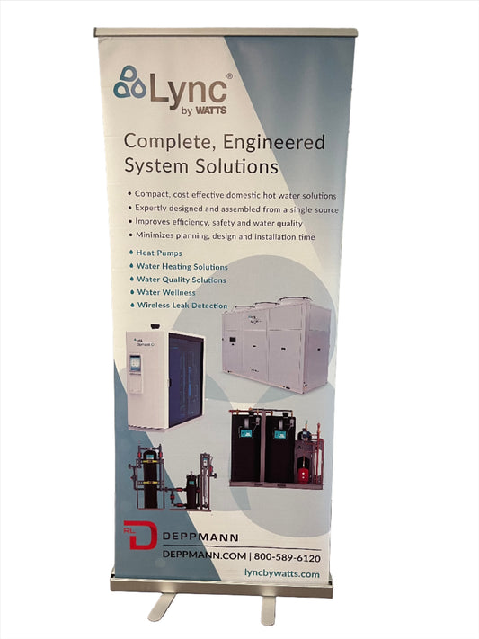 Lync by Watts Porfolio Retractable Banner - Rental